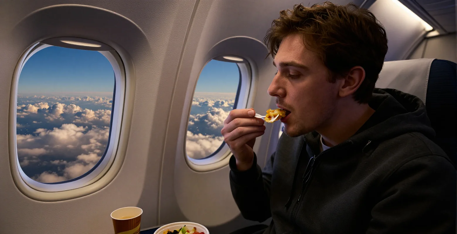 Pourquoi la nourriture dans l'avion a-t-elle un goût différent ? L'impact de l'altitude sur nos sens pendant le vol