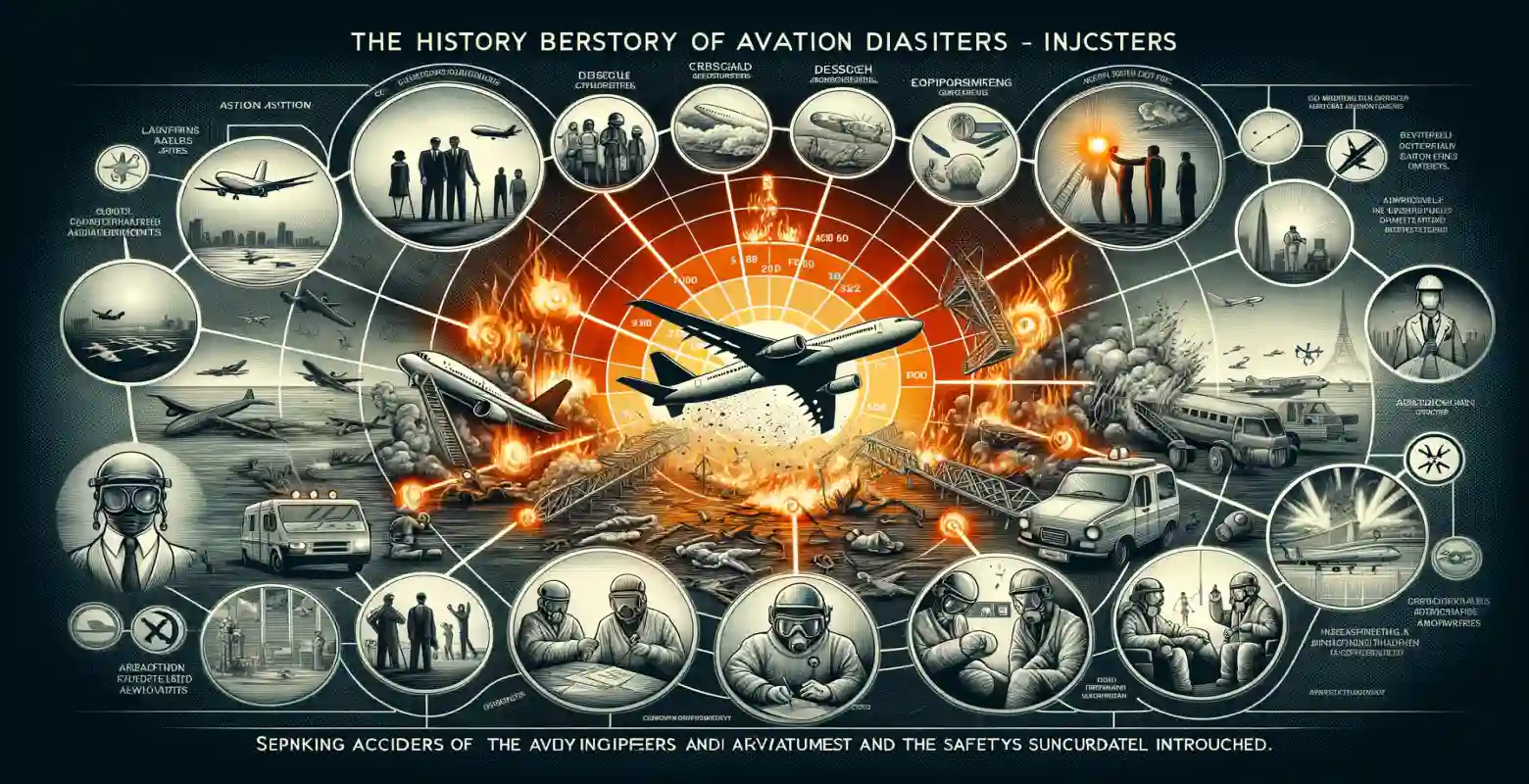 Histoire des catastrophes aériennes et leur impact sur la sécurité dans l'industrie.