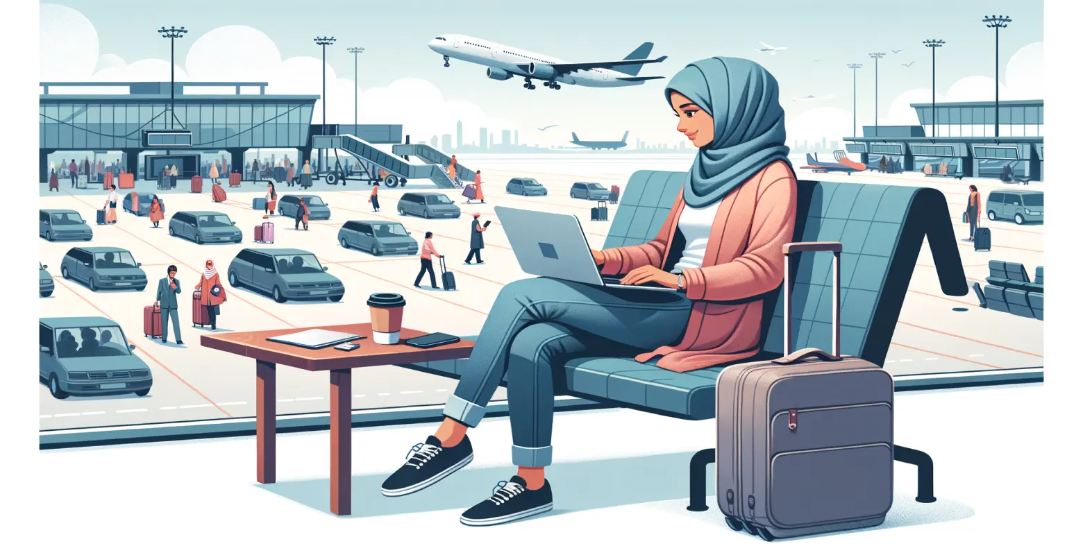 Wie kann man die Zeit am Flughafen effizient nutzen?