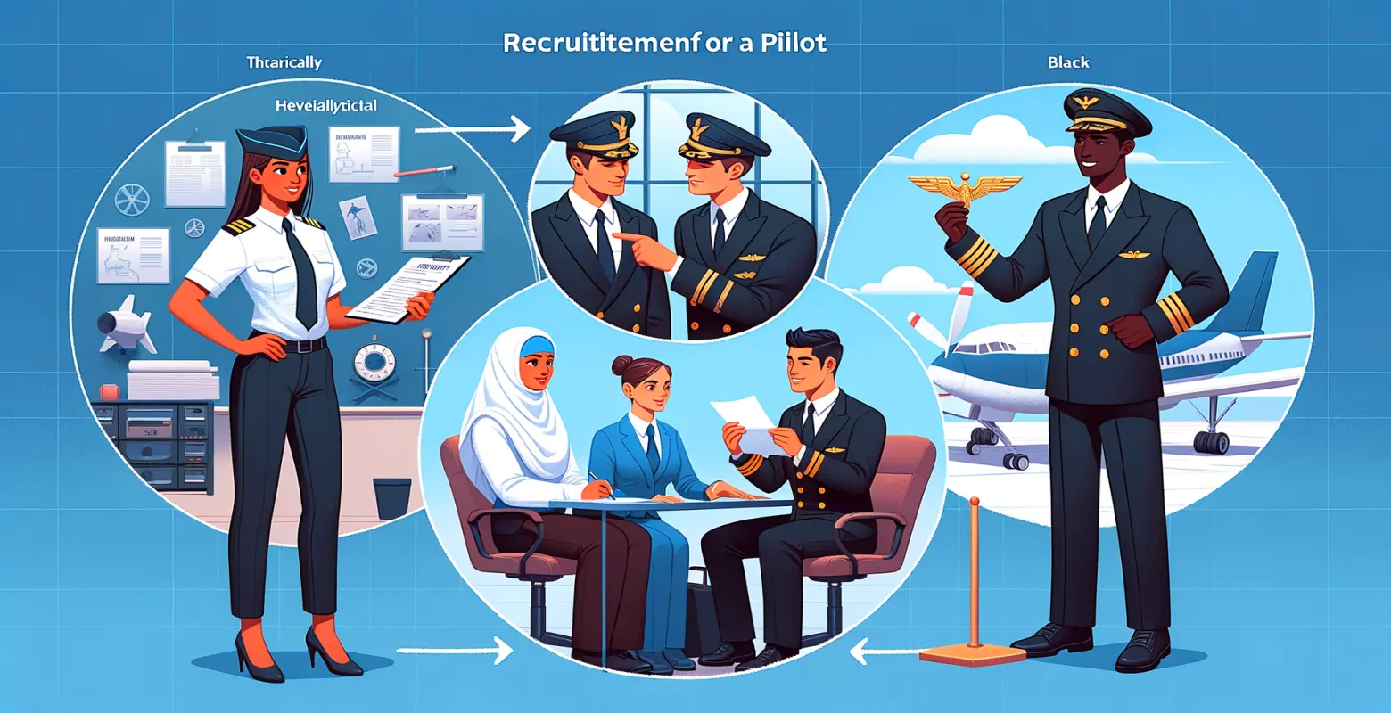 Wie sieht der Bewerbungsprozess für Piloten aus?