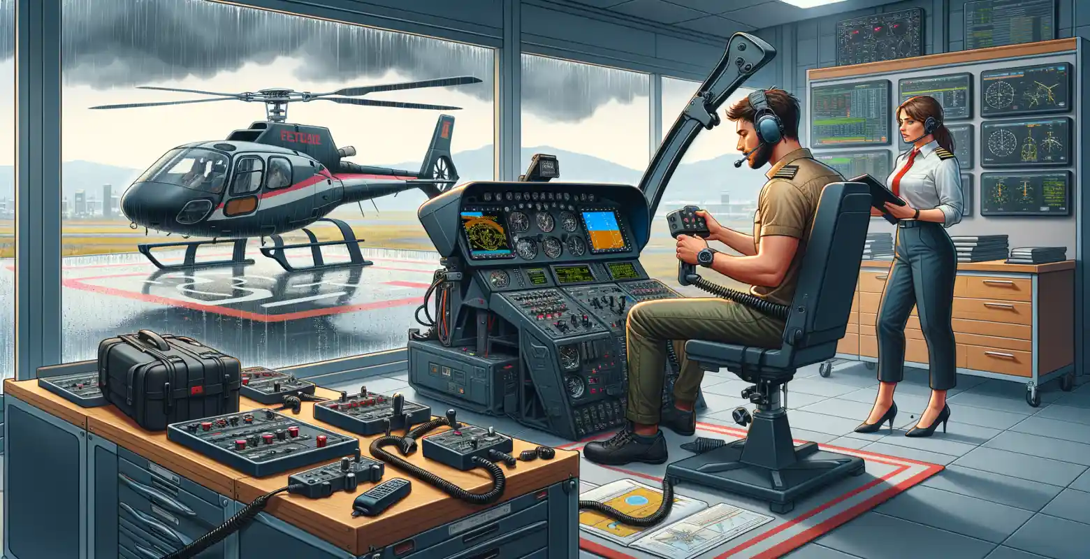 Was sind die Herausforderungen bei der Ausbildung von Hubschrauberpiloten?