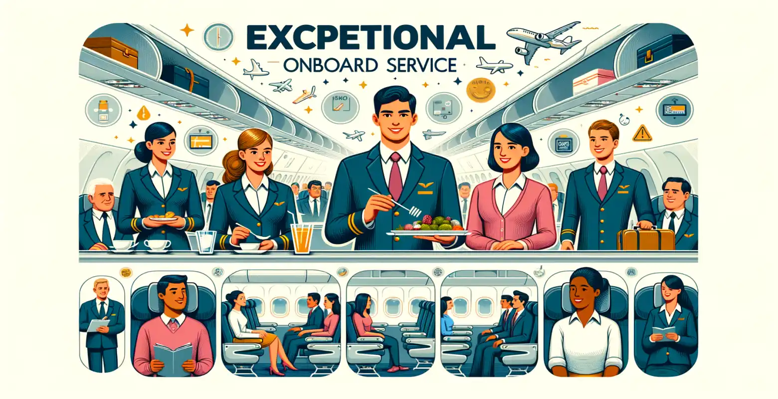Welche Fluggesellschaften bieten den besten Service an Bord?