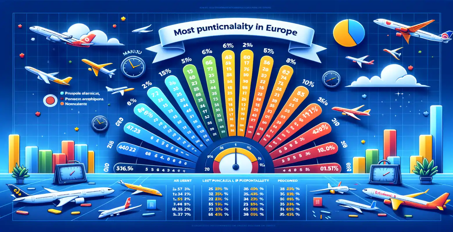 Classement des compagnies aériennes les plus ponctuelles en Europe