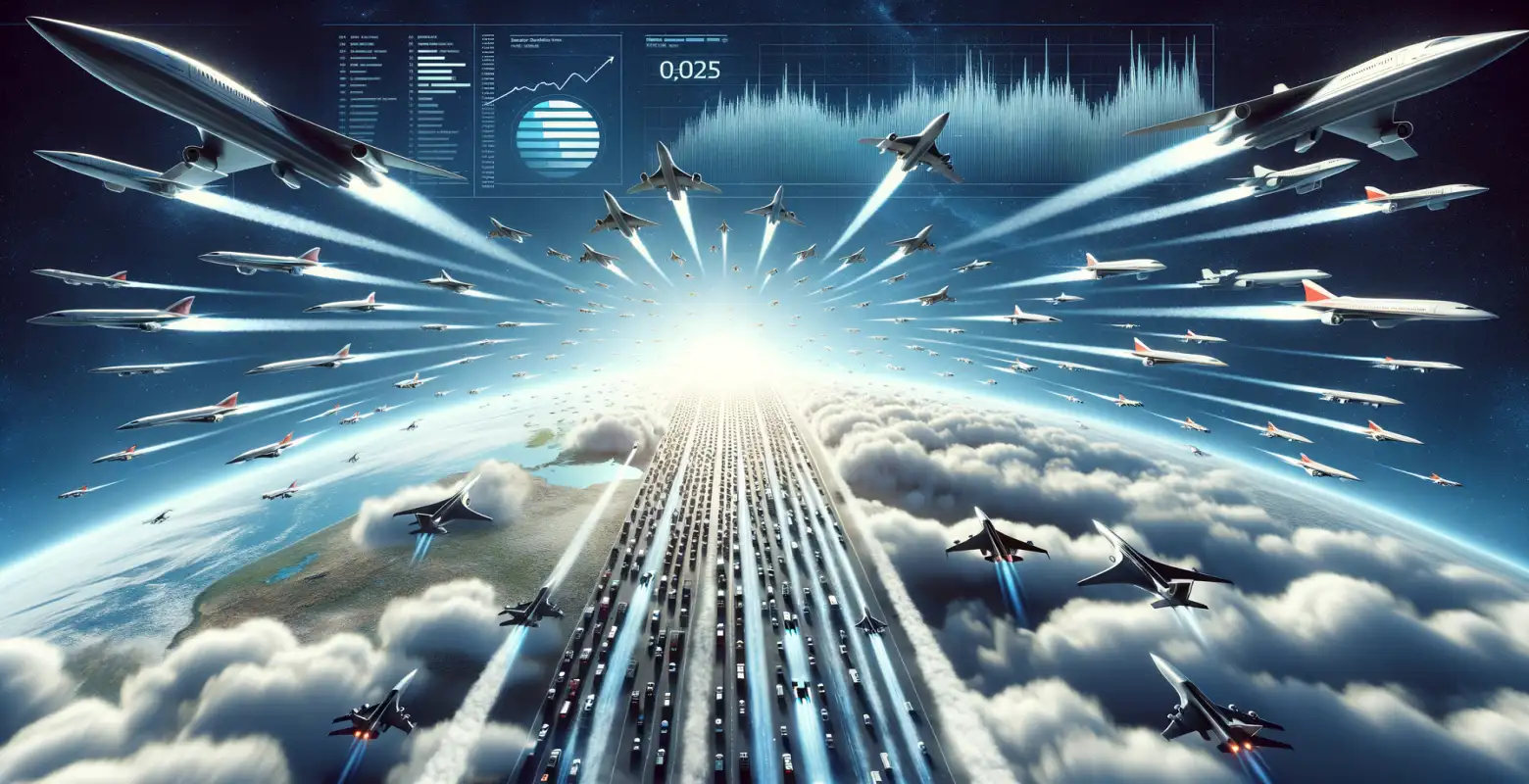 Augmentation du nombre de vols supersoniques en 2025